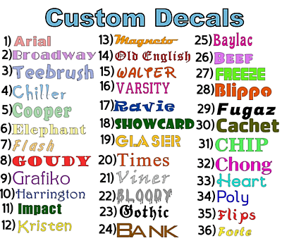 #ad Custom Text Vinyl Lettering Sticker Decal Personalized Window Wall Business Car $11.99