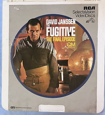 #ad David Janssen The Fugitive The Final Episode RCA CED Video $9.95