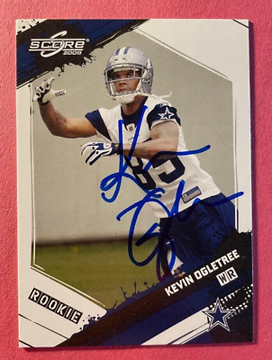 #ad SIGNED KEVIN OGLETREE 2009 SCORE ROOKIE FOOTBALL CARD AUTOGRAPHED COWBOYS $19.99