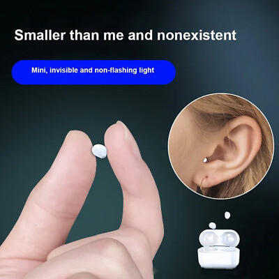 #ad 2024 NEW Mini Earbuds Invisible Sleep Headphone Bluetooth 5.2 Earphones Wireless $7.59