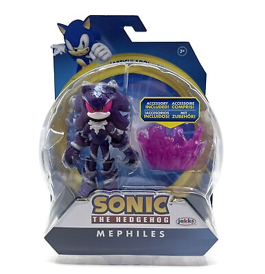 #ad Jakks Pacific Sonic The Hedgehog Mephiles w Purple Mist Base 4quot; Action Figure $30.00