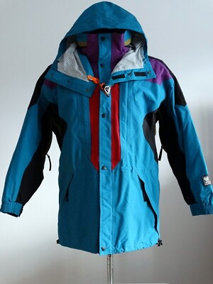 #ad Helly Hansen Equipe jacket helly tech breathable waterproof ski vislon ykk vtg $199.00