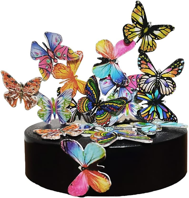 #ad Desk Sculpture Butterflies Desktop Stress Relief Toy Fidget Toy for Anxiety Offi $33.66
