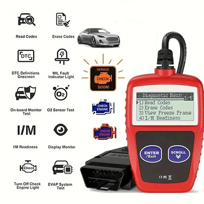#ad MS309 Automotive Code Reader OBD2 Scanner Car Check Engine Fault Diagnostic Tool $9.99