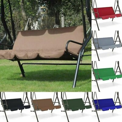 #ad Patio Swing Chair Cover Bench Waterproof Rocking Replacement Cover 2 3 Seater $12.99