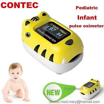#ad Pediatric Fingertip Pulse Oximeter Child SPO2 Monitor PR Infant Blood Oxygen kid $19.99