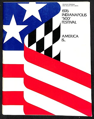 #ad 1976 quot;500quot; Festival Program 136pp Indianapolis INDY 500 Many Local Ads VGC $34.99