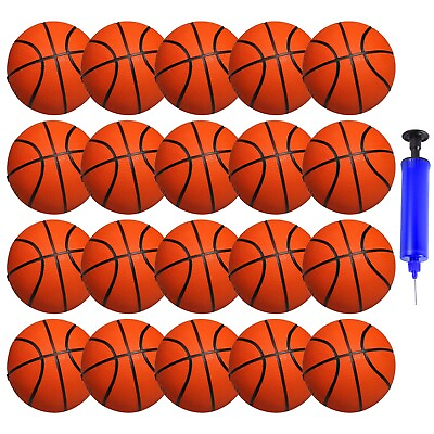 #ad Toy Mini Inflatable Basketball Mini Basketball Set Pool Toy Basketball $36.24