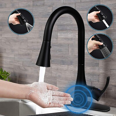 #ad Motion Sensor Automatic Kitchen Faucet TouchlessSoosi Pull Down Kitchen Fauc... $274.58