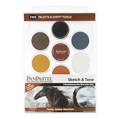 #ad 30074 Ultra Soft Artist Pastel 7 Color Sketch amp; Tone Kit w Sofft Tools amp; Pale... $51.91