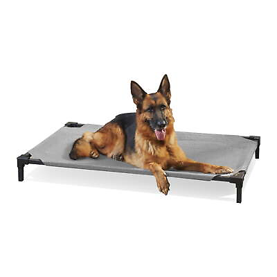 #ad Coolaroo Cooling Elevated Pet Bed Pro Large Fits in 48in Crates Steel $18.30