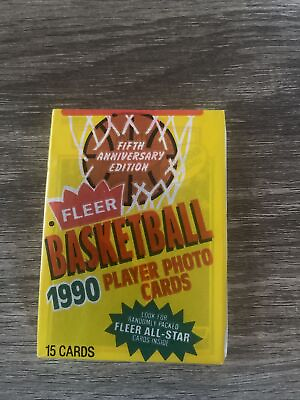 #ad 1990 Fleer Basketball Sealed Pack. POSSIBLE Michael Jordan Mint $5.00