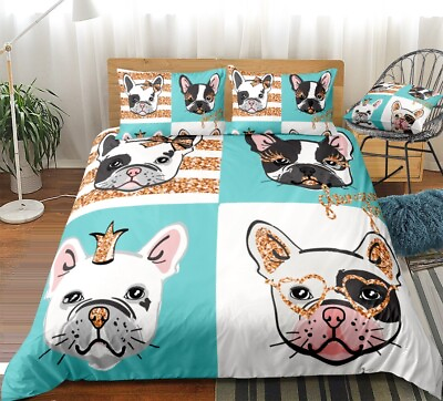 #ad Dog Puppies Design 3 Piece Duvet Set AU $142.50
