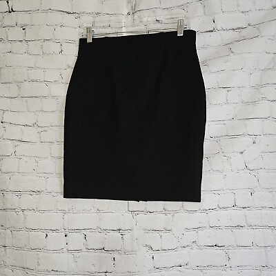 #ad Have and amp Women#x27;s Black Pull on Straight Pencil Skirt Size Medium $10.00