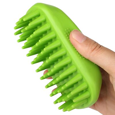 #ad Dog Bath Brush Pet Silicone Shampoo Brush Rubber Shower Wash Curry Brush fo... $18.95