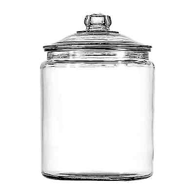 #ad Heritage Hill Clear Glass Jar with Lid 2 Gallon $15.00
