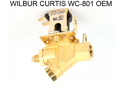 #ad Wilbur Curtis WC 801 Valve Inlet Brass .50 Gpm 120 Free Shipping OEM Part $89.95