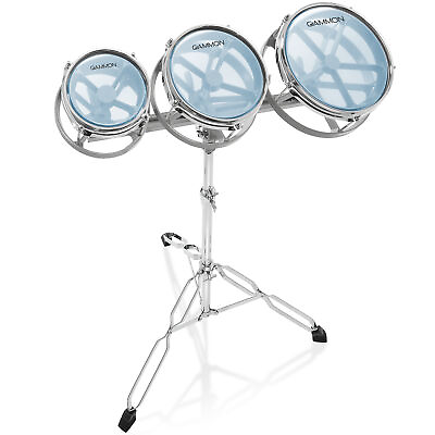 #ad Roto Tom Drum Set with 6quot; 8quot; 10quot; Toms Double Braced Stand amp; Tunable Heads $131.49