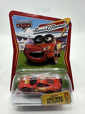 #ad Spin Out Lightning McQueen Disney Pixar Cars Race O Rama New Sealed Rare HTF NEW $39.99
