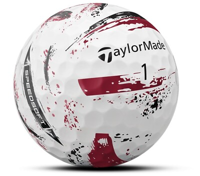 #ad TaylorMade SpeedSoft Ink 1 Dozen Golf Balls New $24.99