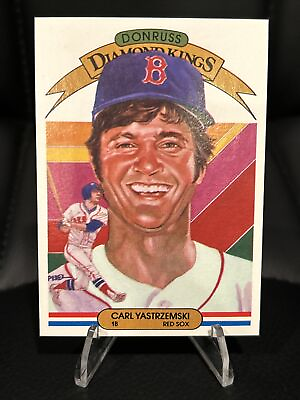 #ad 1982 Donruss Diamond King #25 Carl Yastrzemski Boston Red Sox HOF $1.49