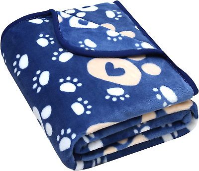 #ad Dog Blanket Soft Fleece Dog Blankets for Large Dogs Fluffy Flannel Pet Cat Pup $35.99