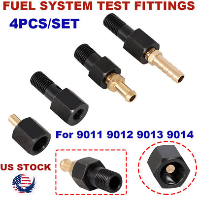 #ad 4PCS ALTERNATIVE TOOL For 9011 9012 9013 9014 FUEL SYSTEM TEST FITTINGS SET US $65.99