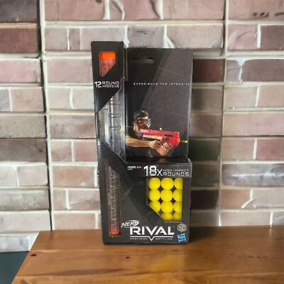 #ad NEW NERF Rival 12 Round Magazine with 18 High Impact Rounds and 2 belt clips $20.20