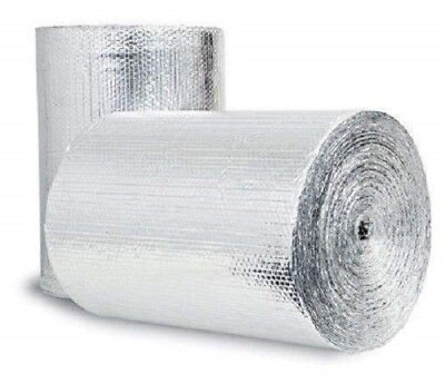 #ad Reflective Foil Insulation Roll Double Bubble USEP 48quot; X 10FT R8 SECONDS $26.88