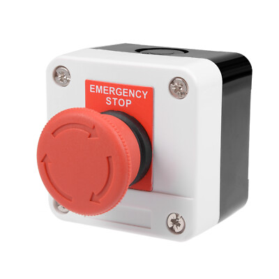 #ad Emergency Stop Push Button Switch Station Red Mushroom Self Locking400V 10A 6A $13.89