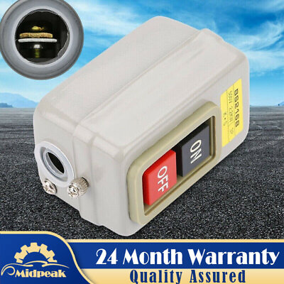 #ad Self Lock On Off Push Button Switch Latching Start Stop Power 3.7KW 440V 10A $12.92
