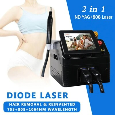 #ad 2 In1 Nd Yag Laser Tattoo Removal OPT SHR Permanet Hair Removal Machine SkinCare $1435.00