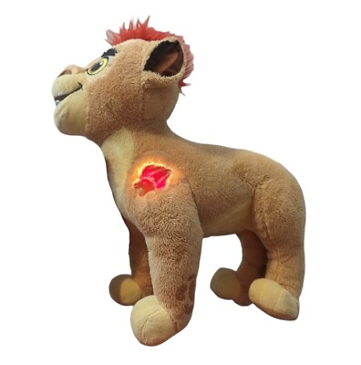 #ad Disney Lion Guard Kion 12quot; Plush Red Hair Paws King Jr. Son of Simba Talking $23.20
