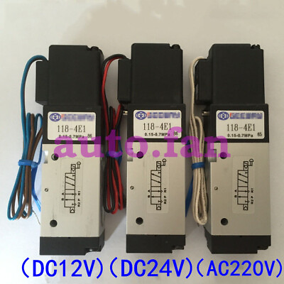 #ad 1PC Applicable for Chiwei GEEWAY Solenoid Valve 118 4E1 DC12V DC24V AC220V $80.79