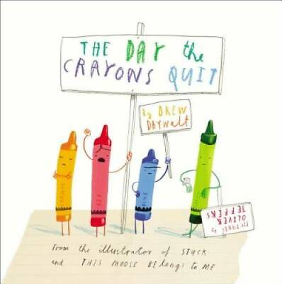 #ad The Day the Crayons Quit Hardcover By Daywalt Drew GOOD $4.27