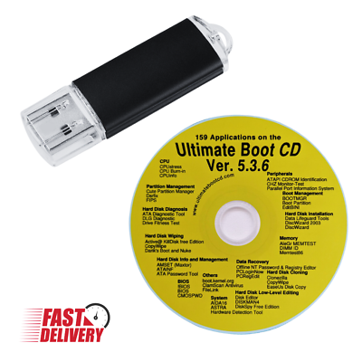 #ad Ultimate Boot CD Any Computer Restore Repair Recovery GBP 4.99