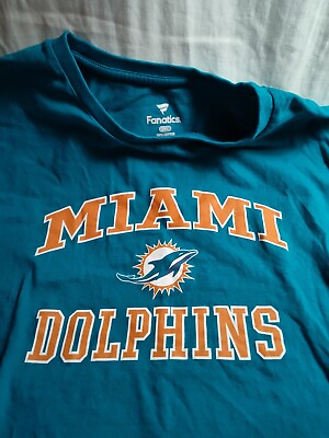 #ad Miami Dolphins 2x Cotton Fanatics Miami Dolphins Sleeveless Shirts $14.99