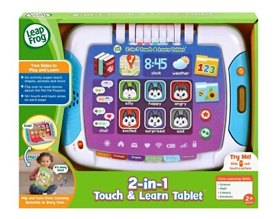 #ad Leapfrog 2 in 1 Touch and Learn Tablet Educational Learning System NEW $34.99