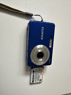 #ad Fujifilm Digital Camera FinePix J12 10.0MP Blue Tested $45.00