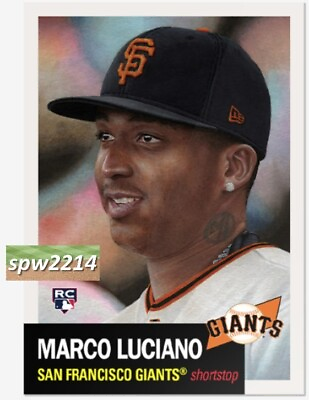 #ad Topps Living Set Marco Luciano #716 Presale $6.95