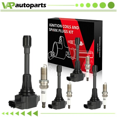 #ad Ignition Coils amp; Spark Plugs for 2009 Nissan Sentra L4 2.0L California UF549 $48.99