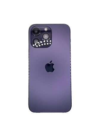 #ad iPhone 14 Pro max Deep Purple Back Housing Replacement W Small Part OEM Grade AB $169.99