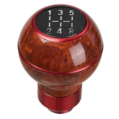 #ad 5 Speed Universal Car Automatic Wood Shift Knob Manual Gear Stick Shifter Lever $14.66
