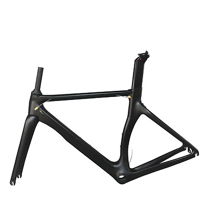 #ad 2022 NEW Full carbon fiber Internal cable aero road racing bike frame matt TT X2 $289.60