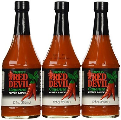 #ad Red Devil Hot Sauce 12 oz. 3 Pack $25.40