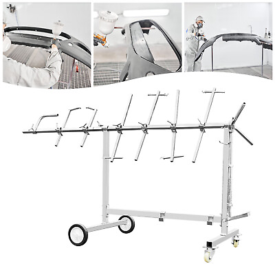 #ad Automotive Spray Painting Rack Stand auto body Shop Paint Booth Hood Parts 70Kg $242.25