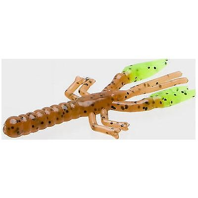 #ad Zoom Lil Critter Craw 3quot; Pumpkin Chartreuse 12 Pack $3.94