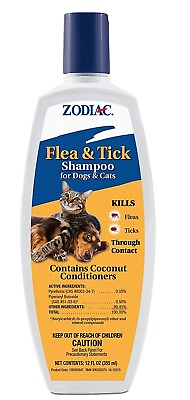 Medicated Shampoo Dog For Mange Mites Scabies Ticks Fleas Skin Care Anti fungal $12.99