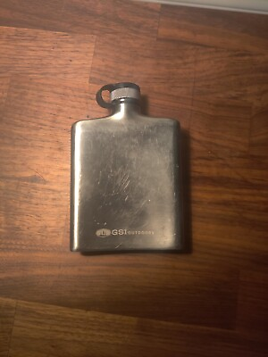 #ad GSI Outdoors Glacier Stainless 8 Fl. Oz. Hip Flask $25.00