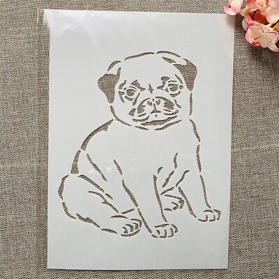 A4 11.7quot; Cute Pet Dog DIY Layering Stencil for Painting Scrapbook Template $8.08